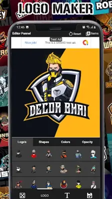 FF Logo Maker - Gaming, Esport android App screenshot 14